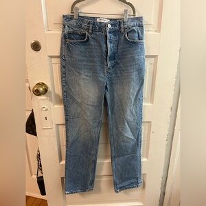 Reformation Light Blue Straight Jeans